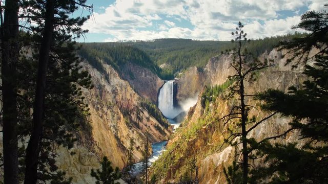 Grand Canyon of Yellowstone National Park. Wyoming, USA