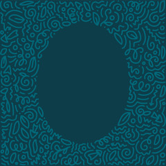 Scattered Geometric Line Shapes. Abstract Background Design. Vector doodle Patterns.