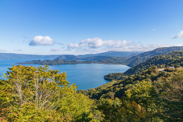 Towada Hachimantai National Park in early autumn