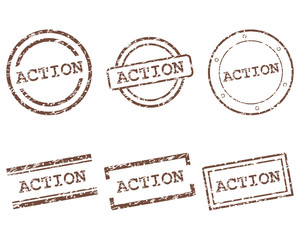 Fototapeta premium Action Stempel
