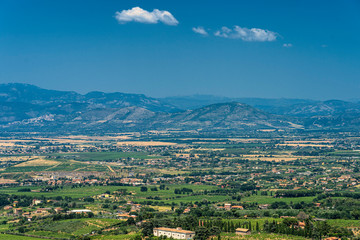 Obraz premium Panoramic view from Monte Porzio Catone, Rome
