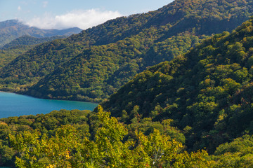 Towada Hachimantai National Park in early autumn