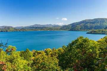 Towada Hachimantai National Park in early autumn