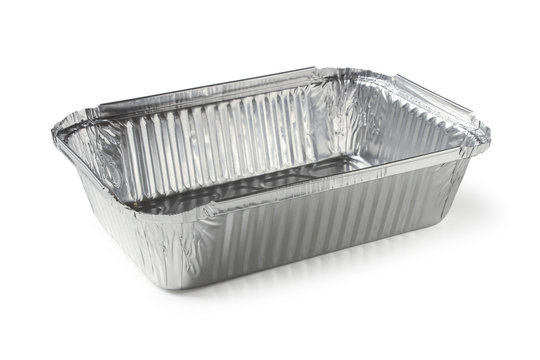 Aluminum foil food container