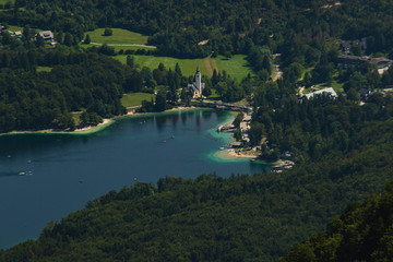Fototapeta premium lake Bohinj, Slovenia