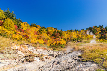 Towada Hachimantai National Park in early autumn