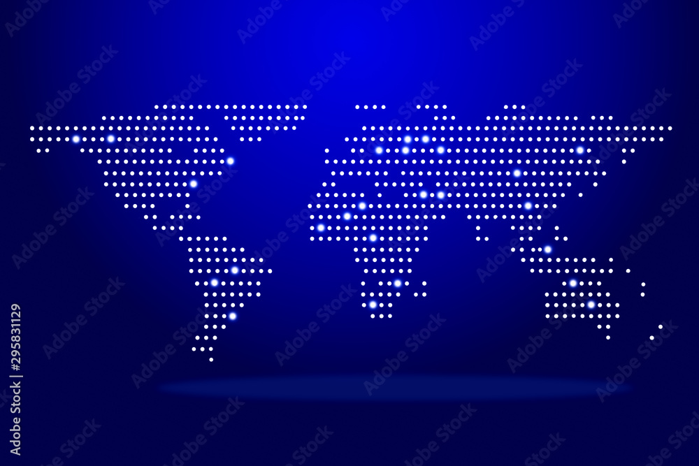 Poster connections and global data concept