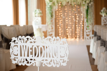 wedding ceremony decoration, beautiful wedding decor, flowers