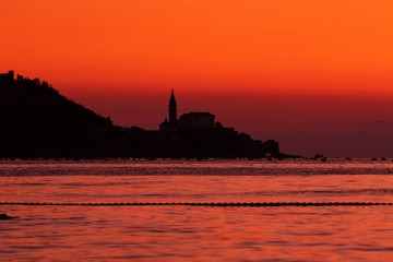 Dominant church of Piran Slovenia