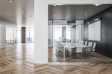 Light office interior