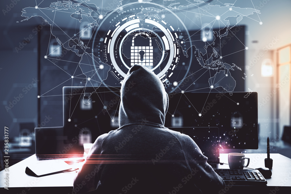 Poster hacking and safety concept