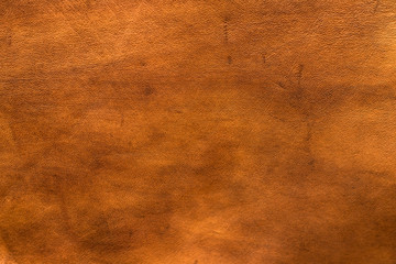Texture cuir orange cuivré