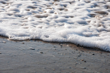 waves on the beach