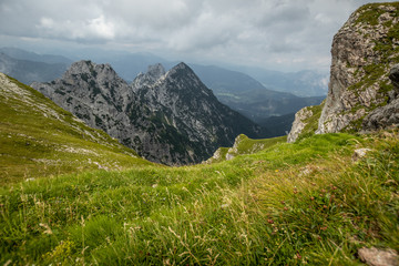 Mountain scenery in Slovenia - Mangart