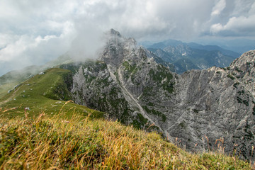 Mountain scenery in Slovenia - Mangart