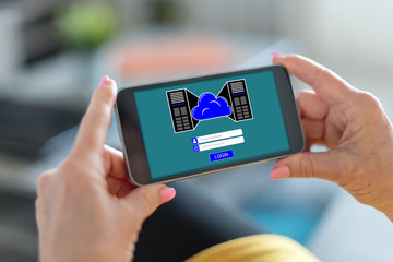 Hosting concept on a smartphone