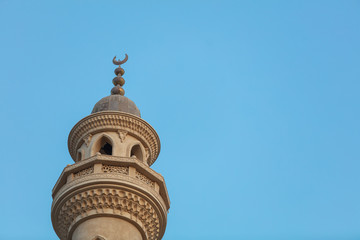 Obraz premium Closeup of Mosque El Mina Masjid in Hurghada, Egypt