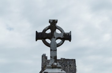 Celtic Cross Muckross Abbey Killarney 