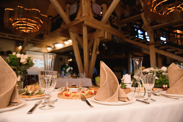 wedding banquet in a restaurant, party in the restaurant