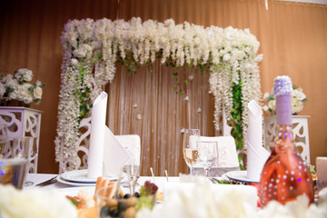 banquet in a restaurant, party in a restaurant