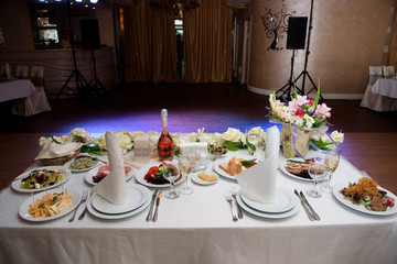 banquet in a restaurant, party in a restaurant