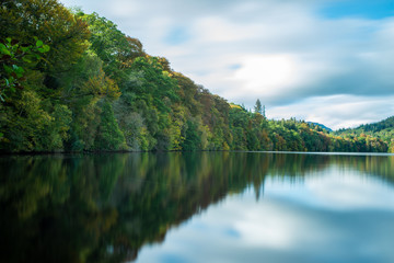 loch faskally, pitlochry, perthshire, scotland, uk