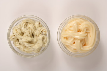 Tartar sauce and mayonnaise