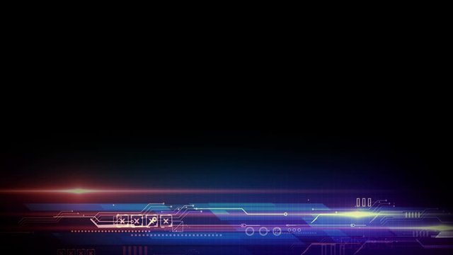 lower third tech animation