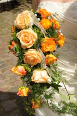 Brautstrauß mit Rosen 