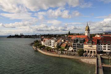 Blick auf Friedrichshafen am Bodensee