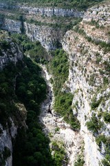Fototapeta na wymiar Mountain canyon in France. Verdon