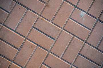 Texture of paving slabs overgrown with grass. Background image of a stratum stone