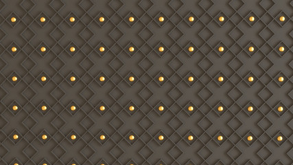 Interior pattern, architectural background. 3d illustration, 3d rendering.