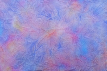 Background of dyed fabric. Beautiful abstract background