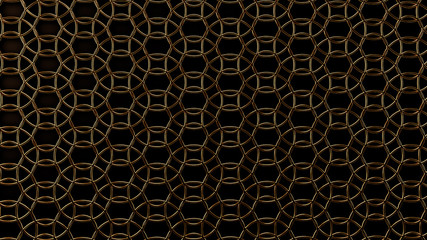 Interior pattern, architectural background. 3d illustration, 3d rendering.