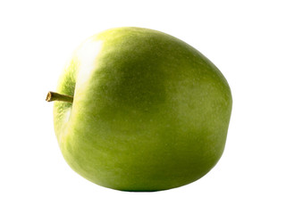 Isolated fresh apple on a white background