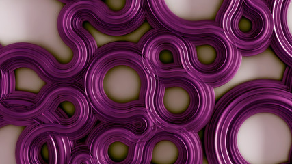 Interior pattern, architectural background. 3d illustration, 3d rendering.