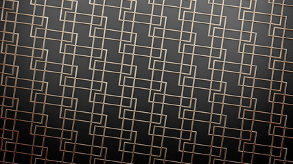 Interior pattern, architectural background. 3d illustration, 3d rendering.