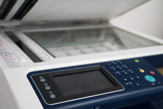 White Multi function color laser printer
