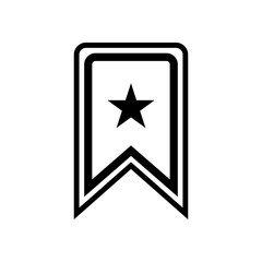 Bookmark Ribbon Symbol Icon Vector Design Illustration EPS 10