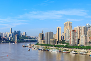Fototapeta na wymiar Modern metropolis skyline with buildings in Chongqing,China.