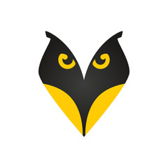 Sign of an owl, for school or as a character