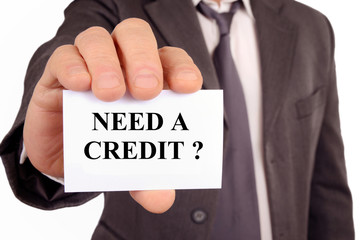Obraz premium Need a credit