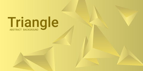 Abstract composition of  triangle.