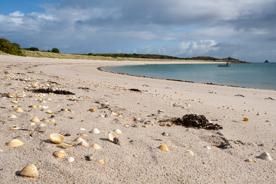 Par beach st martins isles of scilly Cornwall england uk 