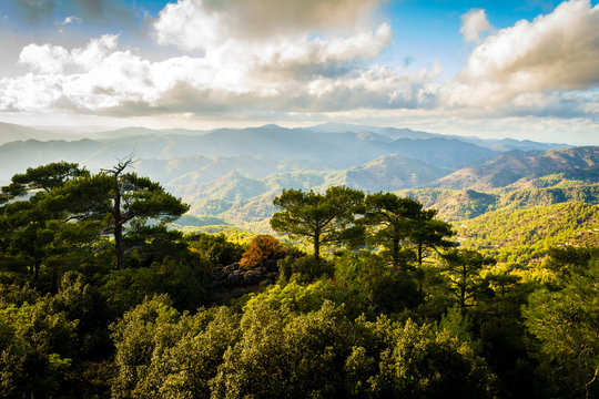 Pano Platres in Troodos mountains, Cyprus