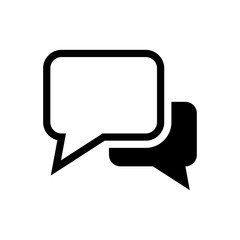 Naklejka premium Bubble Speech Symbol Icon Vector Design Illustration EPS 10