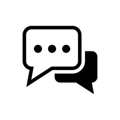 Bubble Speech Symbol Icon Vector Design Illustration EPS 10