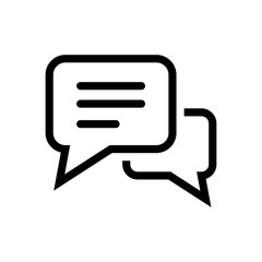 Bubble Speech Symbol Icon Vector Design Illustration EPS 10