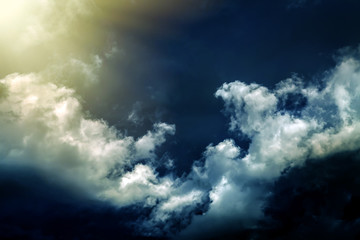 Obraz premium Cloudscape with a Light